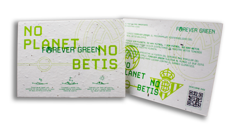 Comunicación verde para la campaña Forever Green del Betis