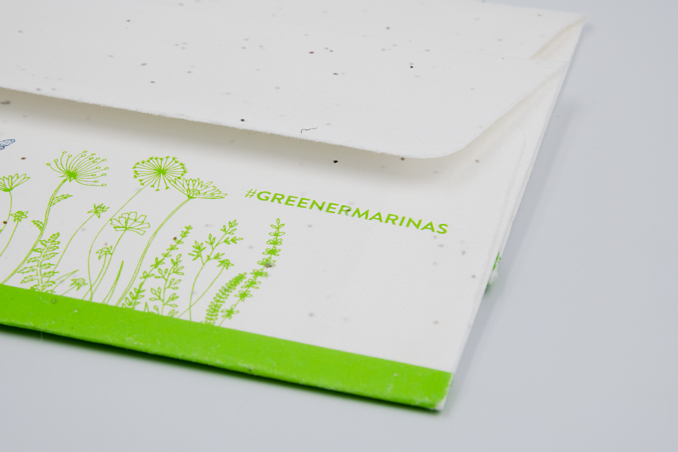 Sobre de Mdl Marinas en papel con semillas